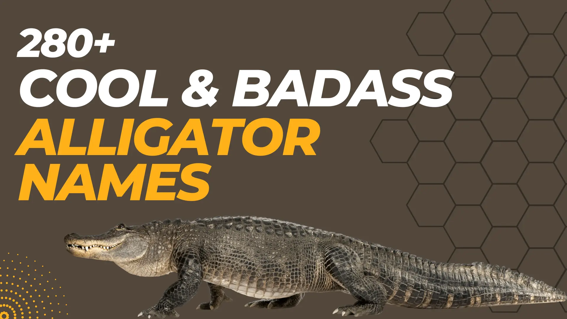 Cool & Badass Alligator Names