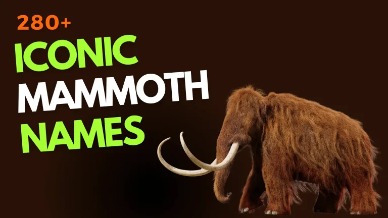 Iconic Mammoth Names