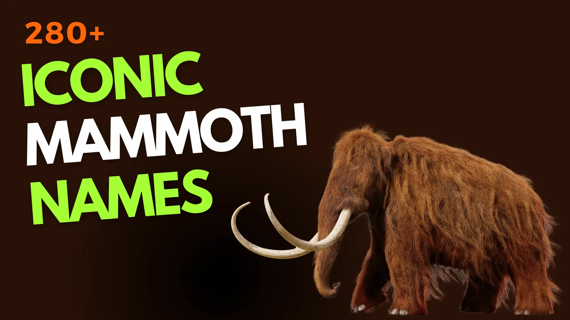Iconic Mammoth Names